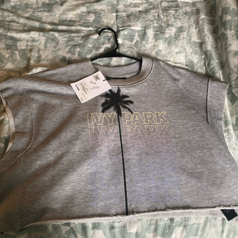 Ivy park crop top sweatshirt